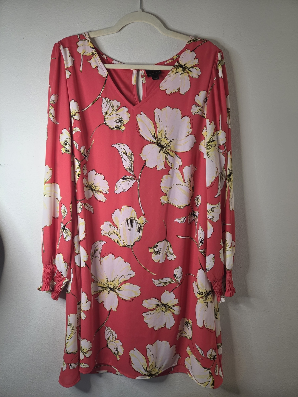 Worthington Coral Floral Dress